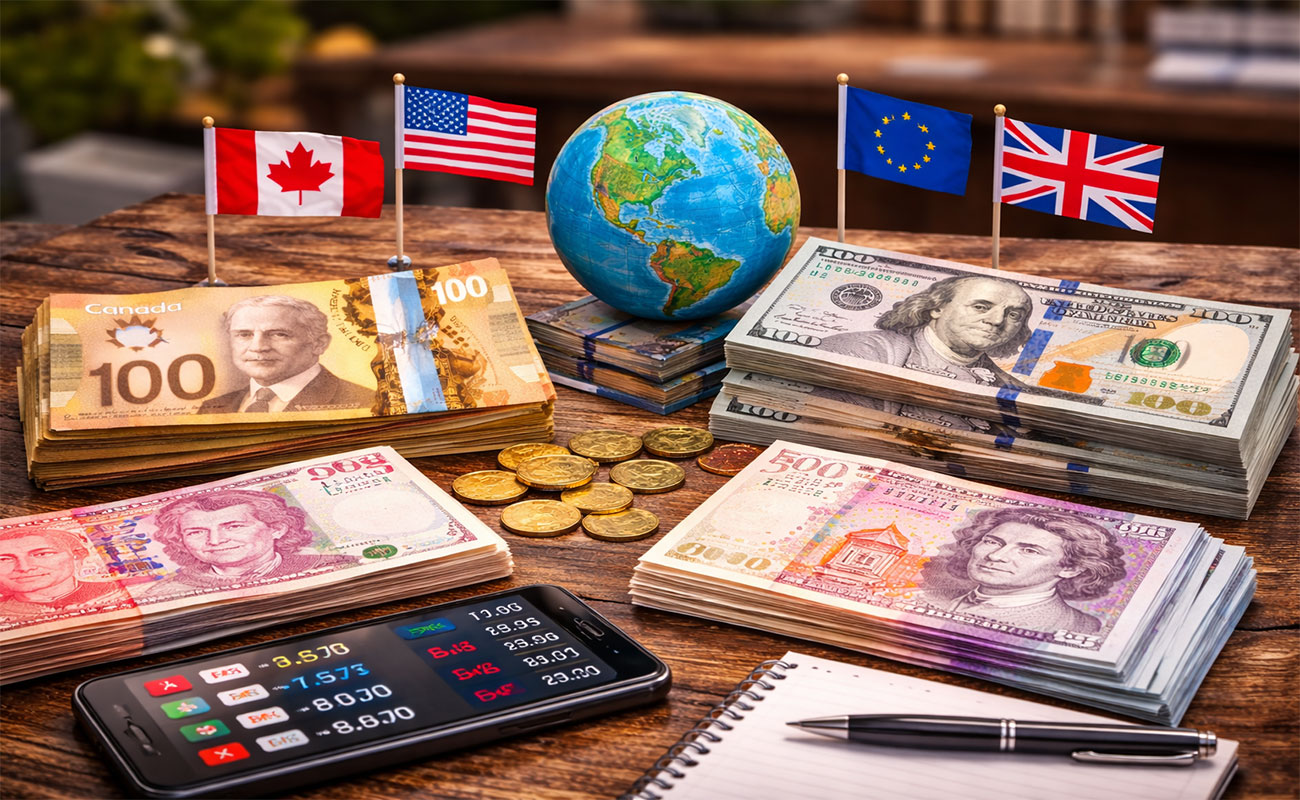 چطور دلار کانادا را با نرخ لحظه‌ای در ریچموند هیل خرید و فروش کنیم؟