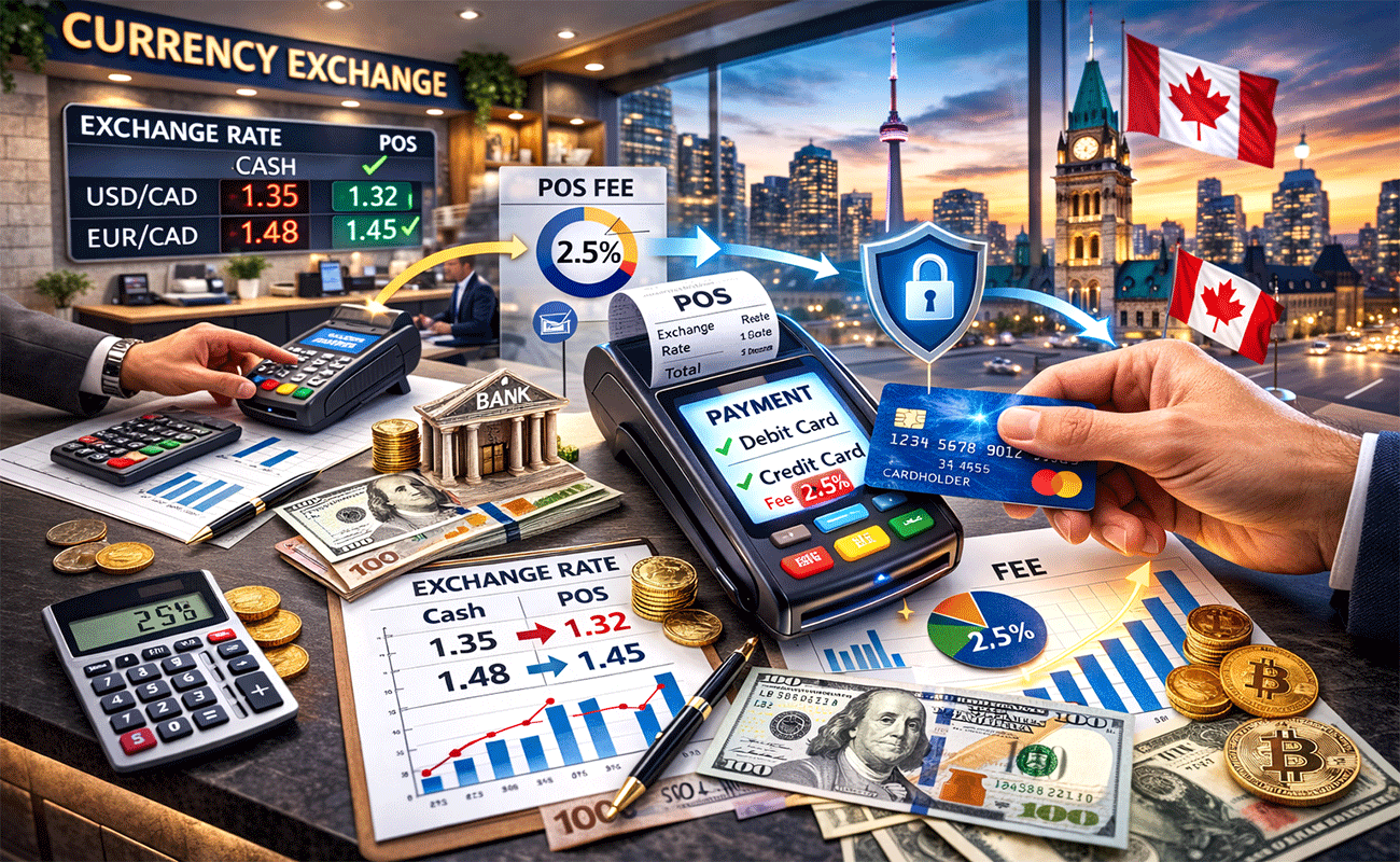 مقایسه پرداخت نقدی و کارتخوان در صرافی تورنتو با تمرکز بر امنیت و قابلیت پیگیری